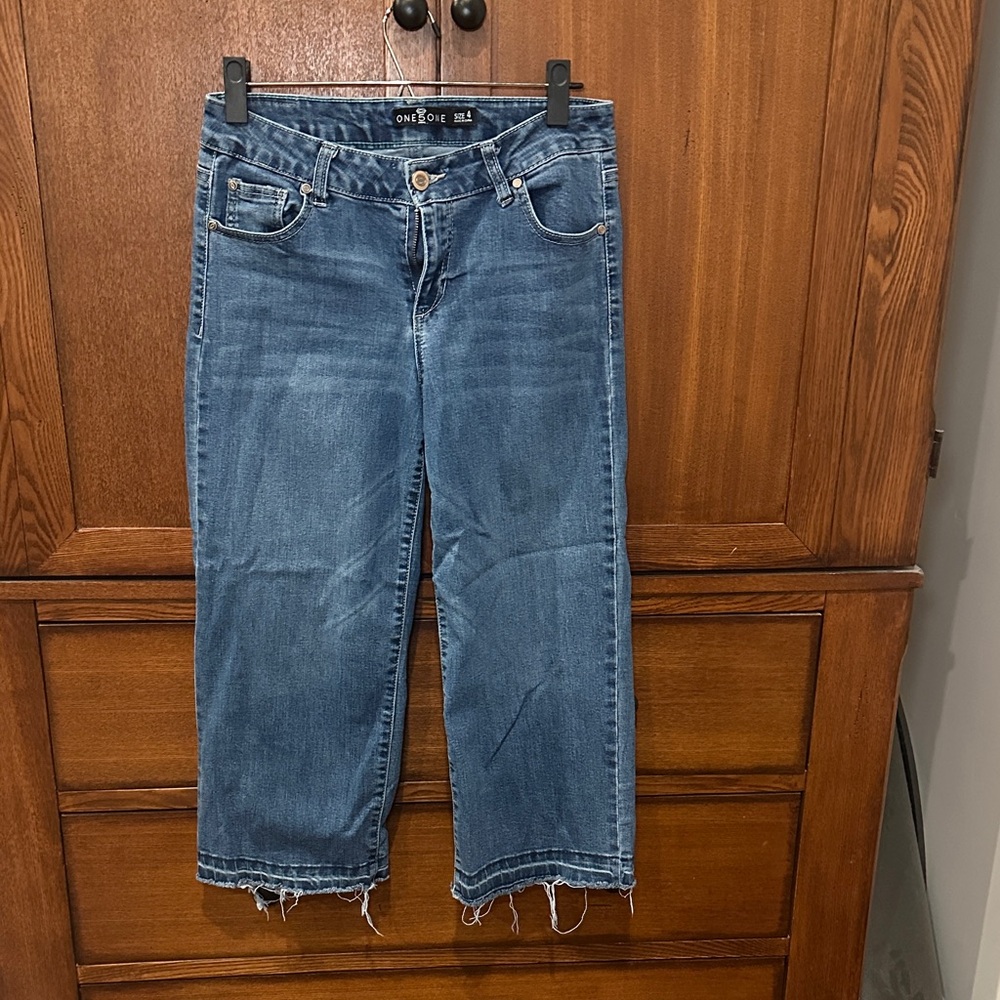 one 5 one Blue Cropped Jeans
